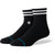 Stance Wave Check Crew Socks Black