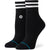 Stance Wave Check Crew Socks Black