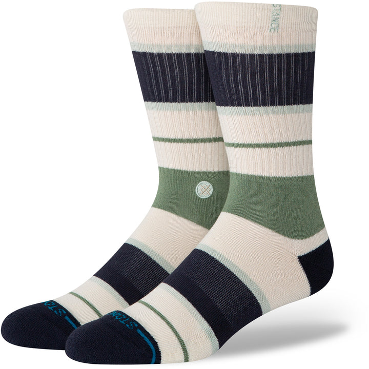 Stance Striped Delight Crew Socks Canvas