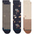 Stance Botanical Bliss 3 Pack Socks Navy