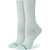 Stance Rolled Solid Crew Socks - Women's Paleblue