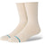 Stance Rolled Solid Crew Socks - Women's Oatmeal