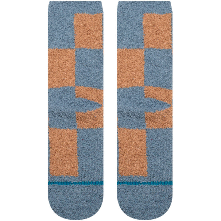 Stance Patchwork Cozy Crew Socks - Women's Seablue