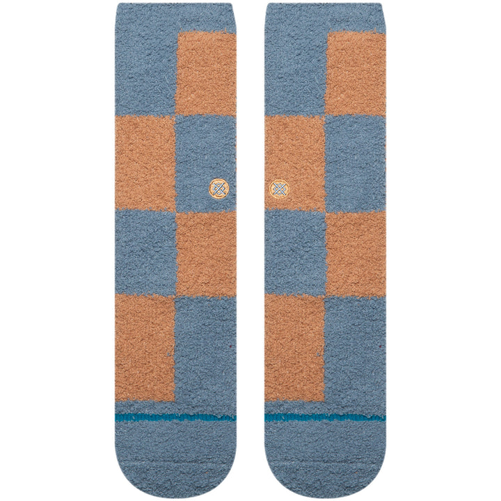 Stance Patchwork Cozy Crew Socks - Women's Seablue