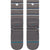 Stance Multistripe Run Ribbed Crew Socks Darkgrey