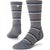 Stance Multistripe Run Ribbed Crew Socks Darkgrey
