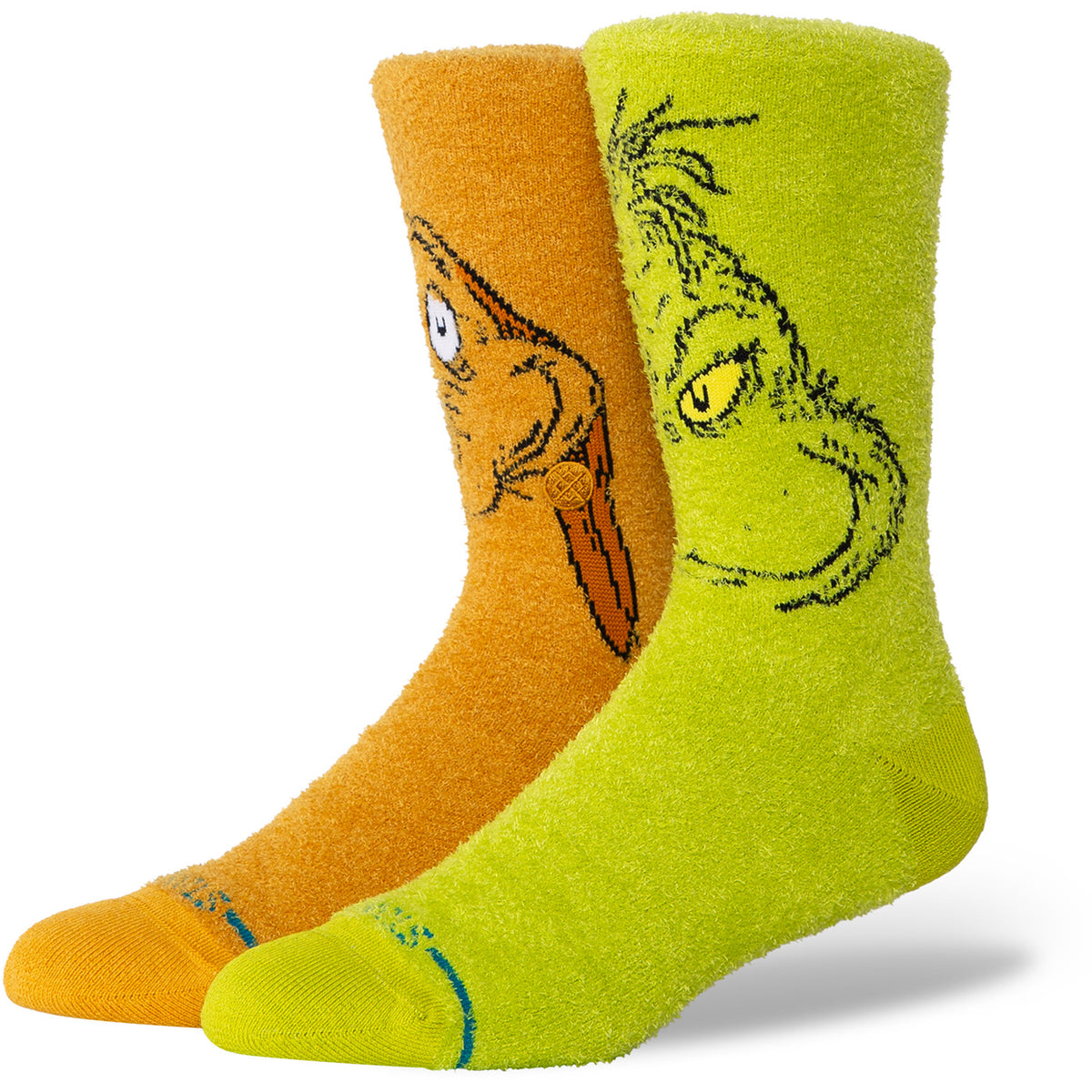 Stance Grinch and Max Socks Green