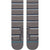Stance Multistripe Run Ribbed Crew Socks Darkgrey