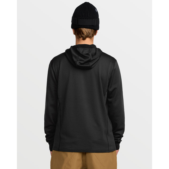 Volcom Gridlock Hooded Pullover Fleece - Men's Black