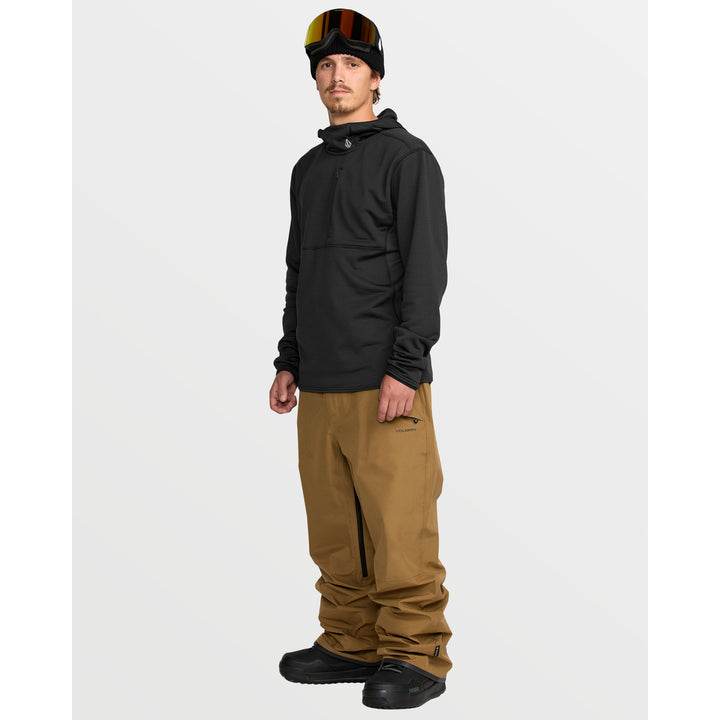 Volcom Gridlock Hooded Pullover Fleece - Men's Black