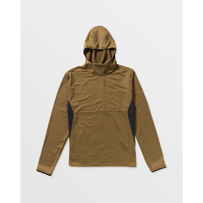 Volcom Gridlock Hooded Pullover Fleece - Men's Bronze