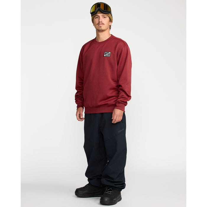 Volcom Hydro Crew Fleece - Men's Burnt Red