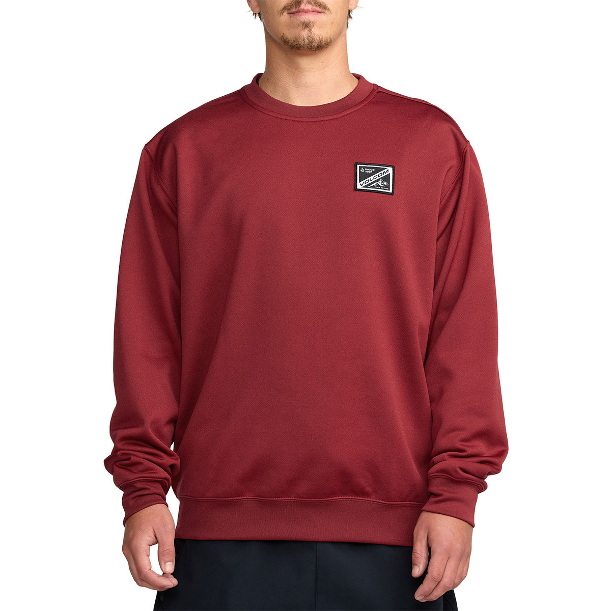 Volcom Hydro Crew Fleece - Men's Burnt Red