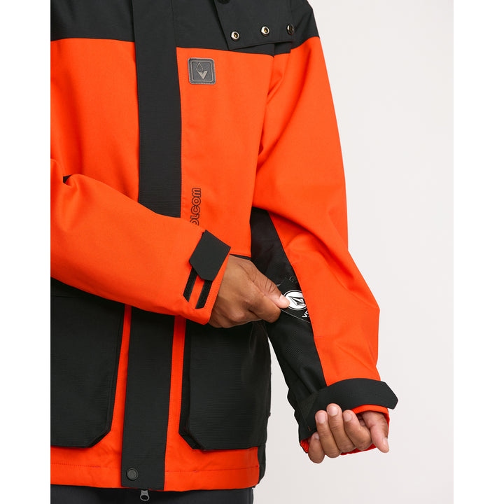 Volcom Kleveland Jacket - Men's Orange Shock