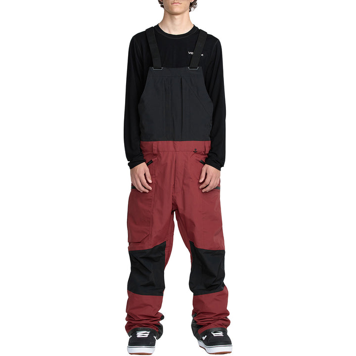 Volcom Rain GORE-TEX Bibs - Men's Burnt Red
