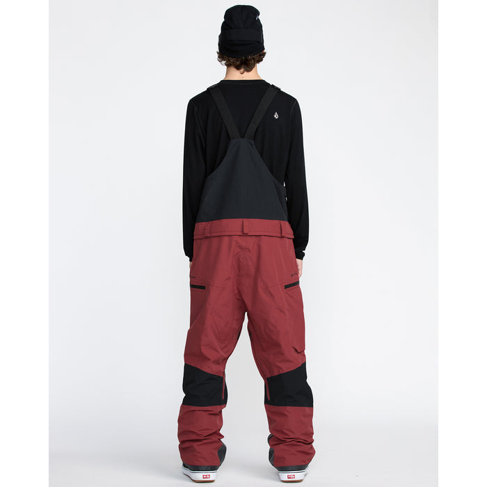Volcom Rain GORE-TEX Bibs - Men's Burnt Red