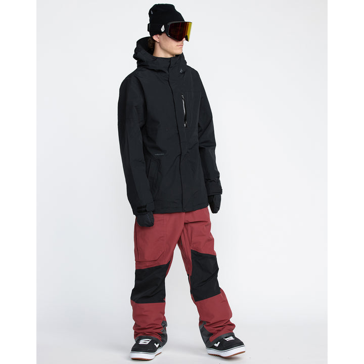 Volcom Rain GORE-TEX Bibs - Men's Burnt Red