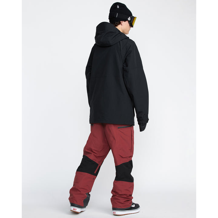 Volcom Rain GORE-TEX Bibs - Men's Burnt Red