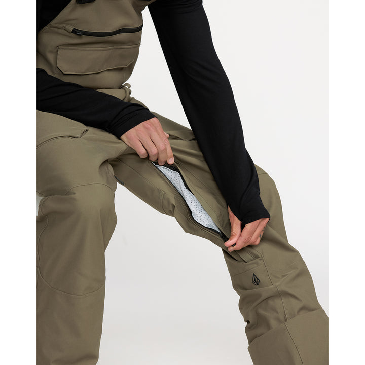 Volcom Roan Bibs - Men's Military