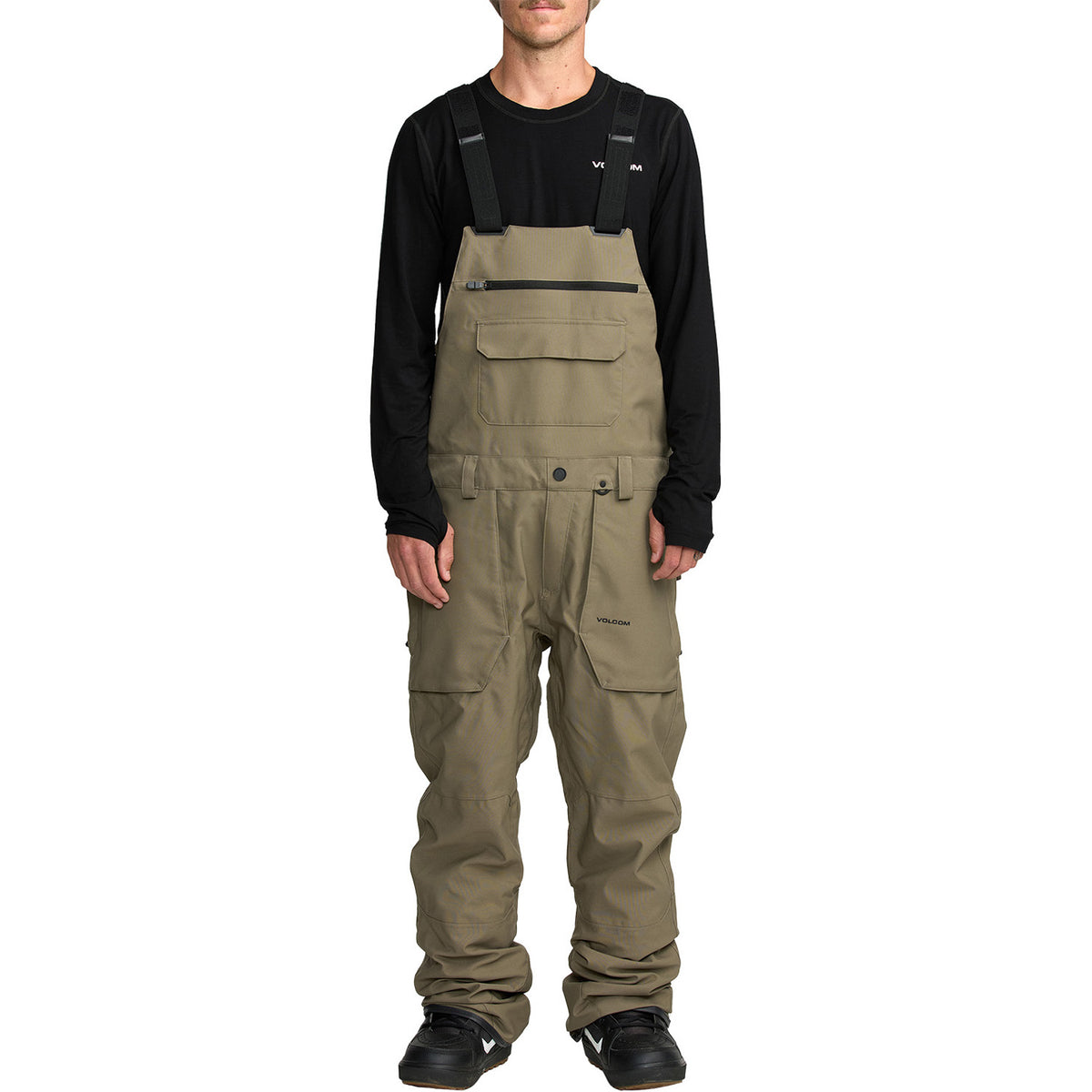 Volcom Roan Bibs - Men's Military