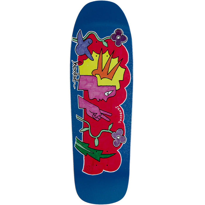 Krooked Sandoval Peace Sign 9.81 Skateboard Deck