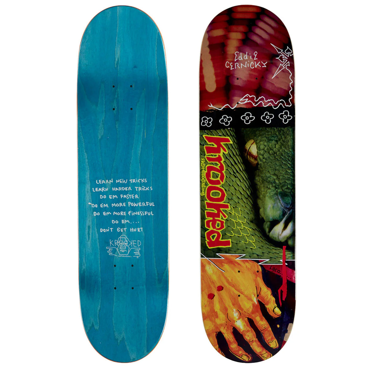 Krooked Cernicky Snake Bite 8.38 Skateboard Deck
