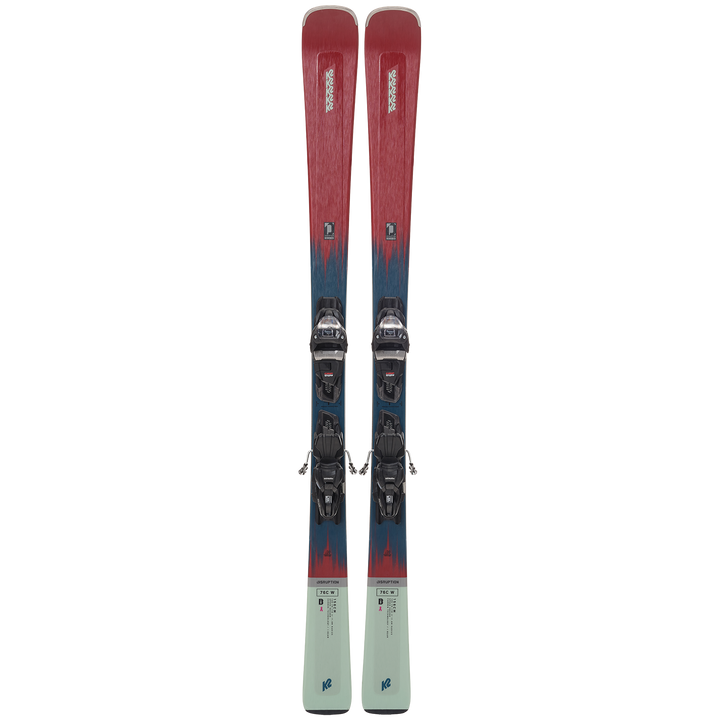 K2 Disruption 76 C W + ER3 10 Quikclick Bindings - Women's 2024