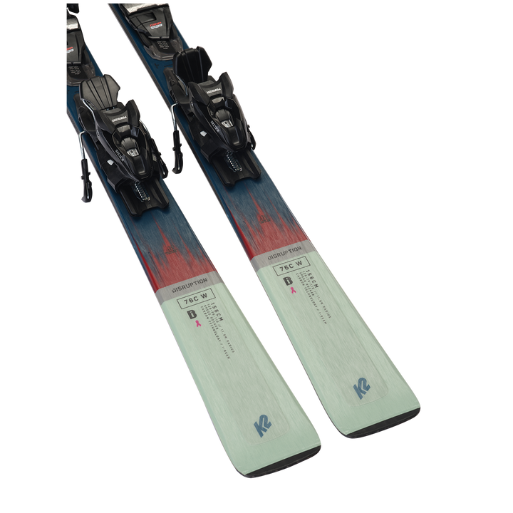 K2 Disruption 76 C W + ER3 10 Quikclick Bindings - Women's 2024