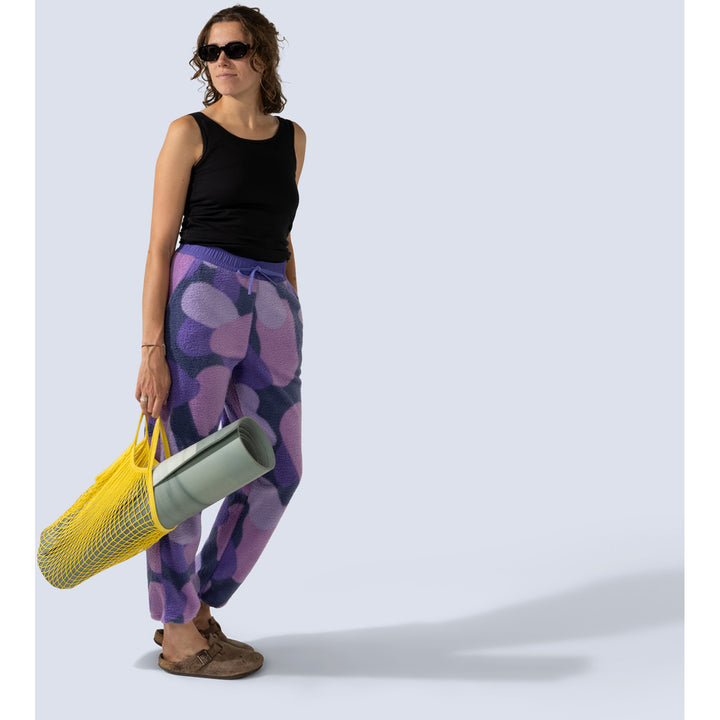 Wild Rye Danner High Pile Fleece Joggers - Women's Grape Expectaions