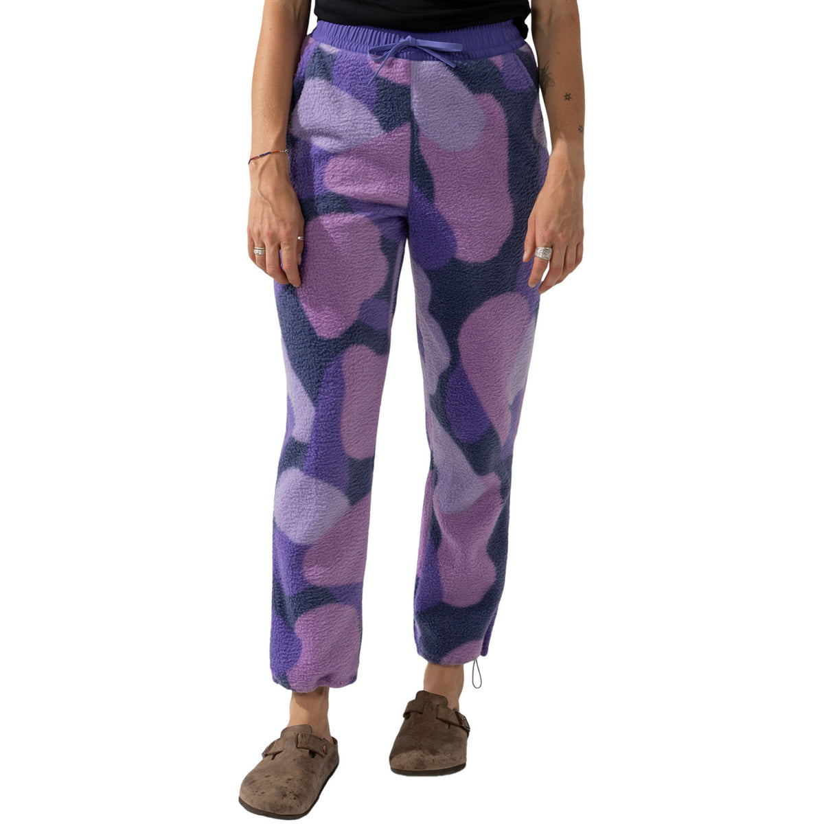 Wild Rye Danner High Pile Fleece Joggers - Women's Grape Expectaions