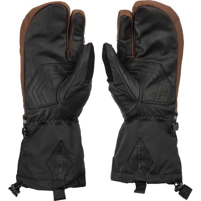 Volcom V.Snow Trigger Mittens Brown