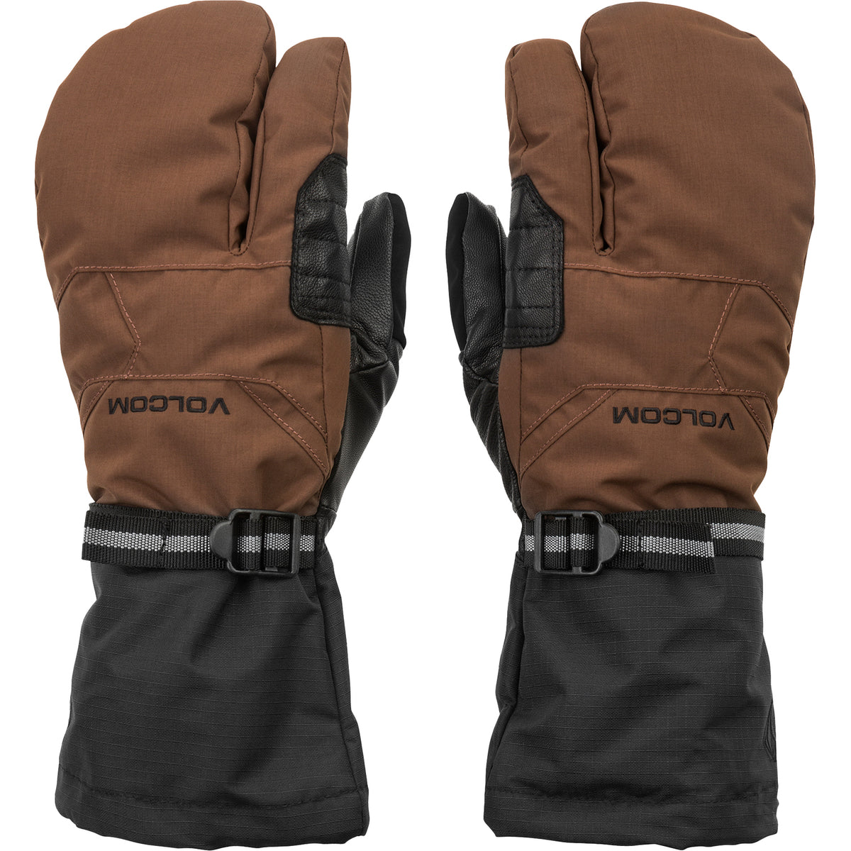 Volcom V.Snow Trigger Mittens Brown