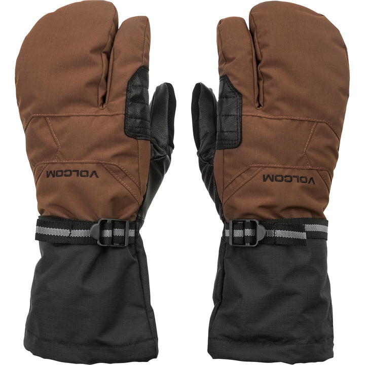 Volcom V.Snow Trigger Mittens Brown