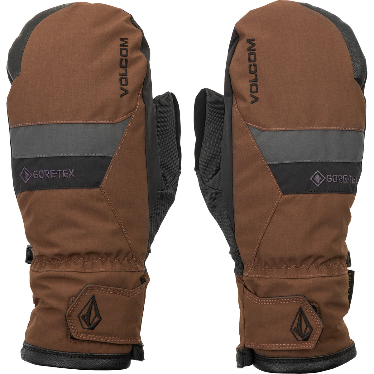 Volcom Stay Dry GORE-TEX Mittens Brown