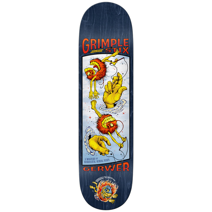 Anti Hero Grimple Stix Gerwer Obvious Greats 8.25 Skateboard Deck