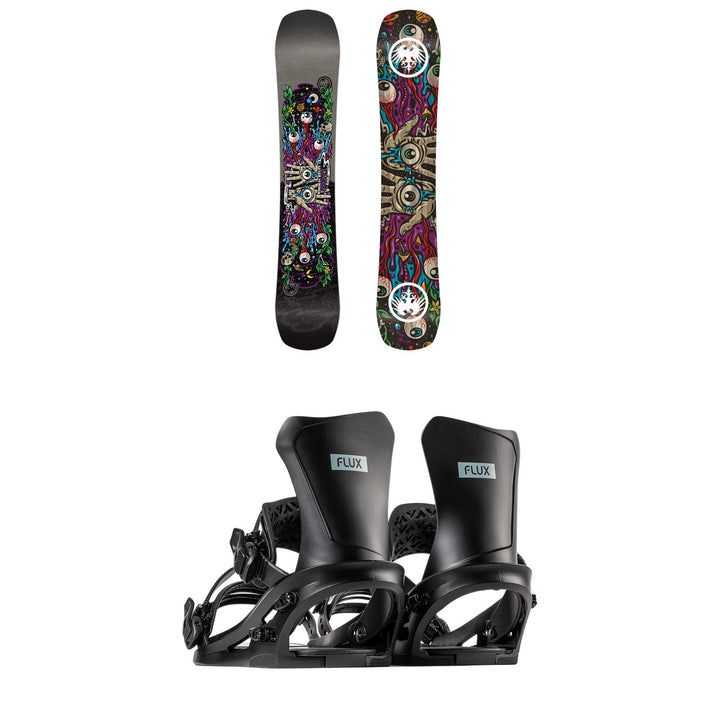 Never Summer Llama Snowboard + Flux DS Snowboard Bindings 2026