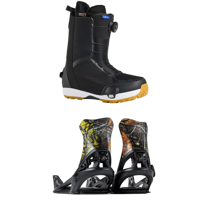 Burton Waverange Step On Snowboard Boots + Flux DS Step On Snowboard Bindings 2026