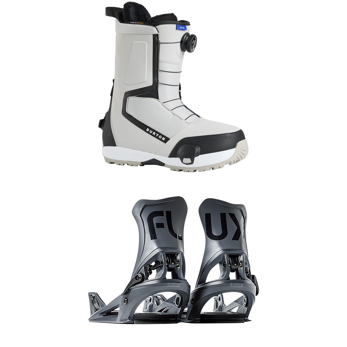 Burton Highshot Step On Snowboard Boots + Flux DS Step On Snowboard Bindings 2026