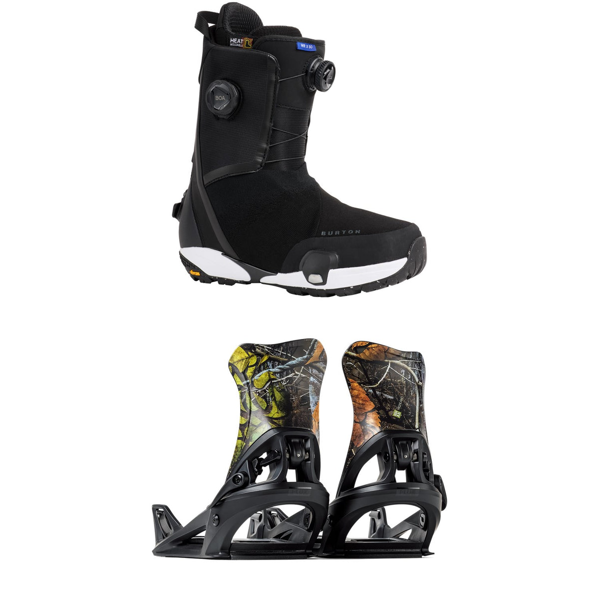 Burton Waverange X Step On Snowboard Boots + Flux DS Step On Snowboard Bindings 2026