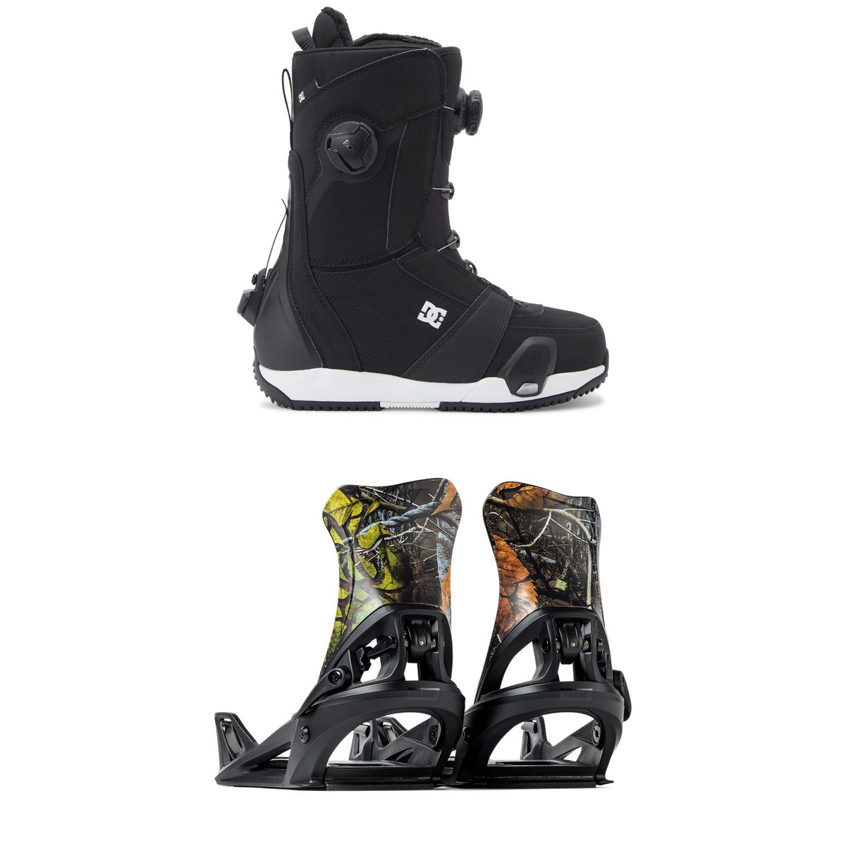DC Lotus Step On Snowboard Boots + Flux DS Step On Snowboard Bindings - Women's 2026