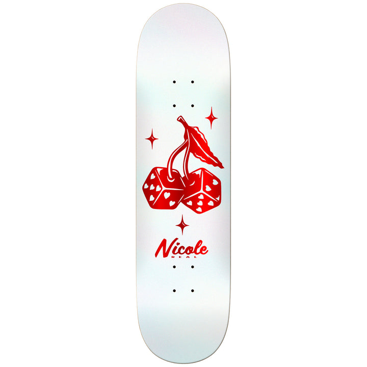Real Nicole High Roller Twin Nose 8.35 Skateboard Deck