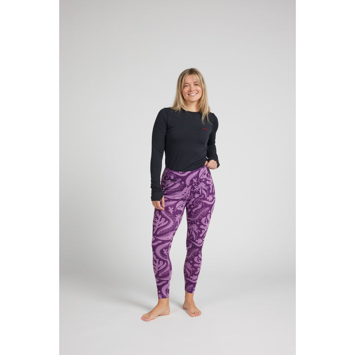 Airblaster Base Layer Bottoms - Women's Blackberry Earth Life