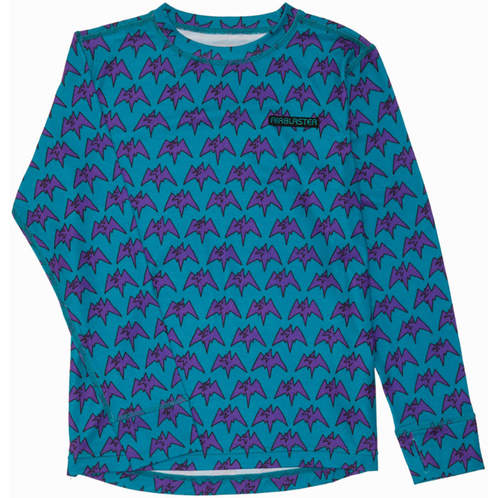 Airblaster Base Layer Top - Kids' Teal Terry