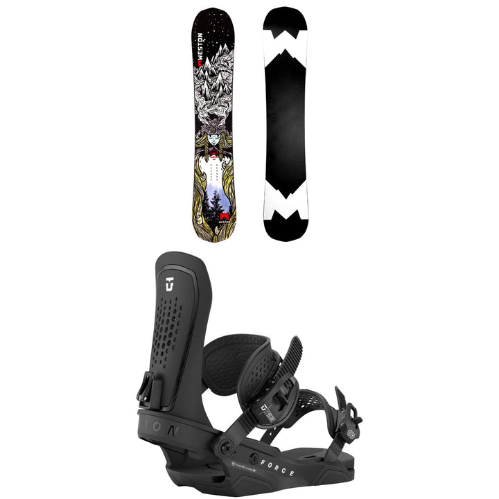 Weston Gnarnia Snowboard + Union Force Snowboard Bindings 2026