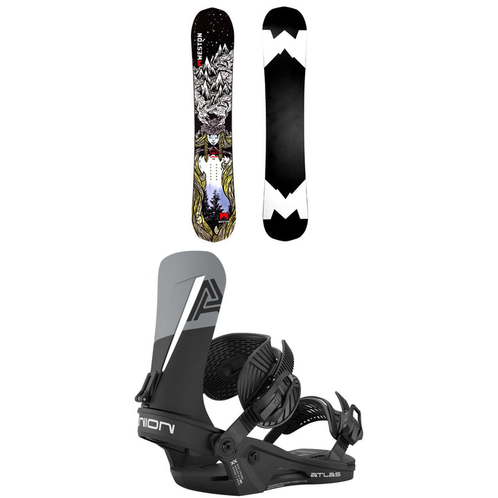Weston Gnarnia Snowboard + Union Atlas Snowboard Bindings 2026