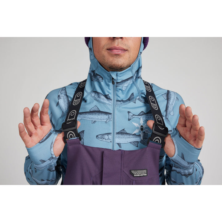 Airblaster Stretch Krill Bibs - Men's Shade