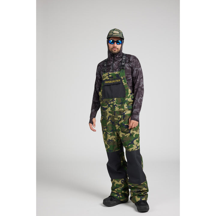 Airblaster Freedom Bibs - Men's OG Dinoflage