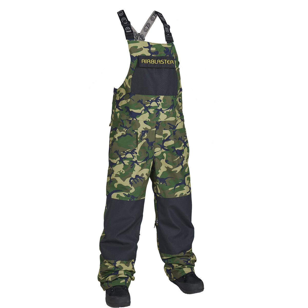 Airblaster Freedom Bibs - Men's OG Dinoflage