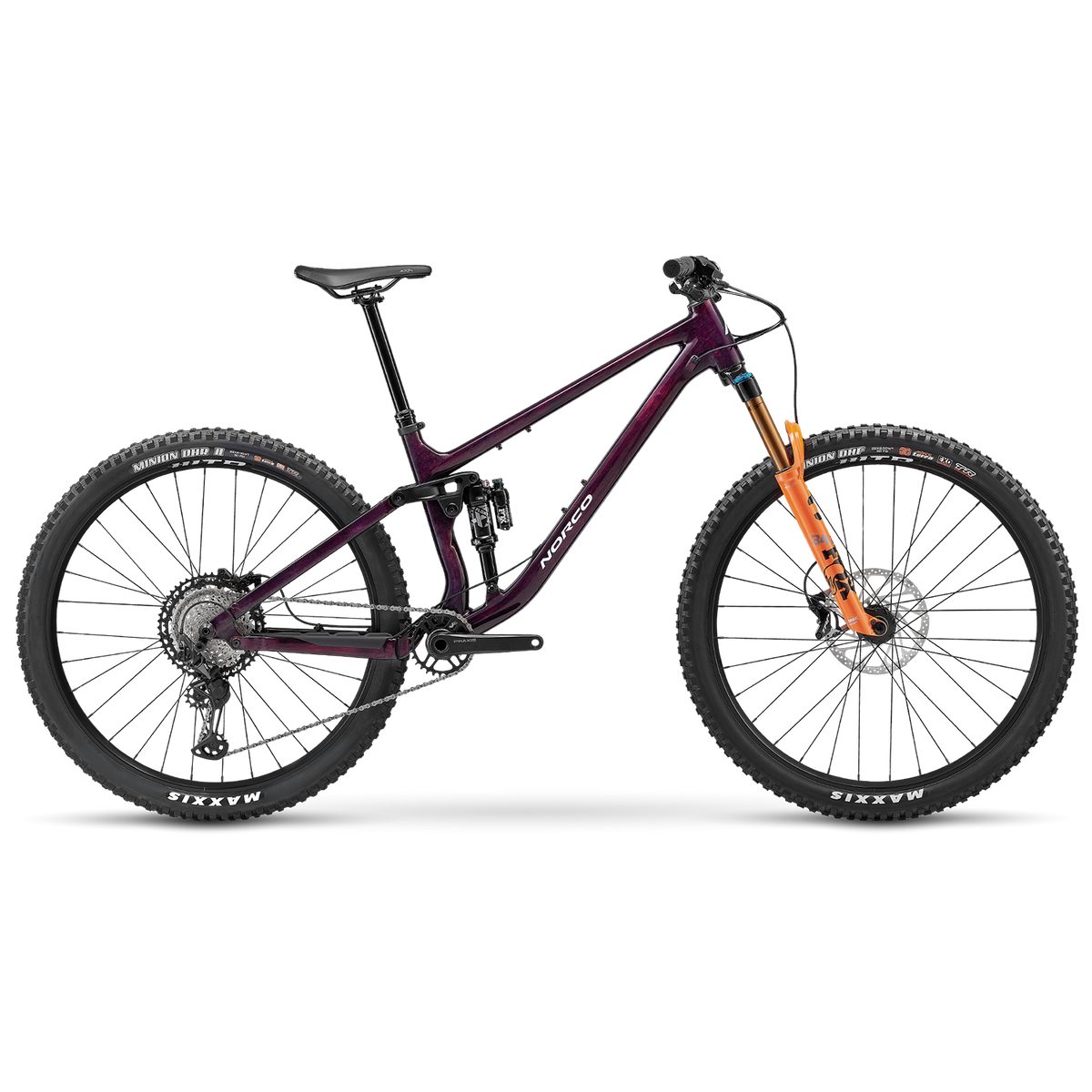 Norco Fluid FS A1 Complete Mountain Bike 2025 Purple