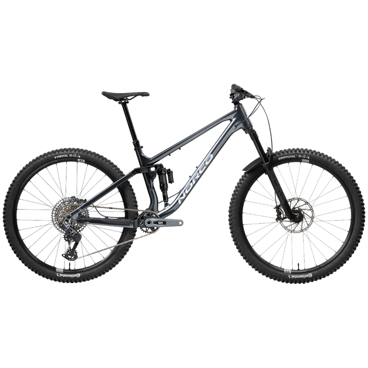 Norco Fluid FS A1 SRAM Complete Mountain Bike 2024 Black/Chrome